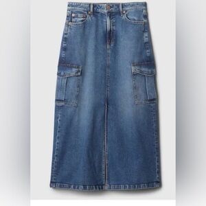 GAP Denim Cargo Skirt